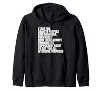 PRENDO per Granito Grammatica Cattiva Meme pacificamente Divertente Felpa con Cappuccio