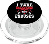 Prendo Sangue Non Scuse - Fluibotomista Divertente PopSockets PopGrip per MagSafe