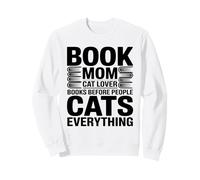 Prenota Mamma Cat Lover Cats Before Everything Felpa