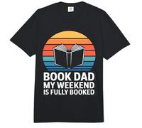 Prenota papà Il Mio fine Settimana è Completamente prenotato Padri Lettura Umorismo Comfort Colors Adult Heavyweight T-Shirt