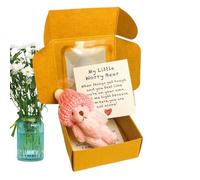 Preoccupazione Per Orso Abbraccio In Una Scatola - Abbraccio Tasca Tasca | Mini Peluche Fatto A Mano | Supporto Peluche Peluche Peluche Giocattolo Adatto Per Stress Reilief Comfort Giftt