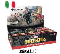 PREORDER MAGIC THE GATHERING MARVEL SUPER HEROES PLAY BOOSTER BOX ITALIANO ITA