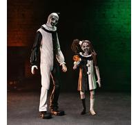 PREORDER Terrifier 2 Art The Clown & Little Pale Girl Ultimate 2-pack