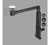 preotec sifone salvaspazio per lavabo e top fino a 1 cm,, PR2000+PR240CWG#NEW, Universal cromo/bianco [Rubinetteria Bagno > Sistemi di Scarico]