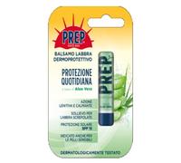 2 pz PREP Balsamo Labbra Quotidiana Lenitiva Protezione Solare SPF15 Aloe Vera