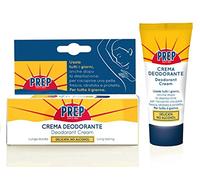 Prep, Crema Deodorante, Antitraspirante, Protezione 48h, per Pelli Sensibili, Senza Alcol, Coloranti e Conservanti, Pacco da 4 x 35 ml