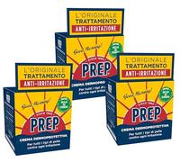 PREP, Crema Dermoprotettiva per tutti i tipi di pelle, contro Arrossamenti e Punture, Dona Sollievo per Irritazioni e Screpolature, Formato Vaso, 3 Pezzi da 75ml