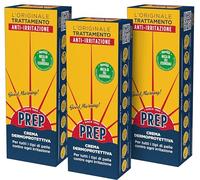 PREP, Crema Dermoprotettiva per tutti i tipi di pelle, contro Arrossamenti e Punture, Dona Sollievo per Irritazioni e Screpolature, Formato Tubo, 3 Pezzi da 75ml