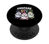 Prepara a tingere Pasqua divertente per uomo donna retrò PopSockets PopGrip Adesivo