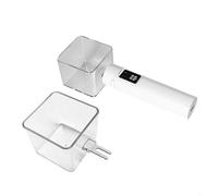 Prepara cucinare un gioco da ragazzi con cucchiaio dosatore digitale per caffè al latte, capacità 300 g, display LCD (bianco)