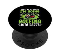 Prepara i miei pannolini sto andando a golf con papà PopSockets PopGrip Adesivo