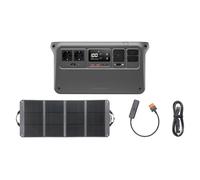 (Preparare autonomamente l'adattatore MPPT) DJI Power 1000 V2 Stazione portatile 1024Wh, con 1 solare pieghevole 120 W (Zignes), 1 DC5521 femmina/Anderson/XT60, 1 DC 3-in-1, 1 SDC (12/24V).