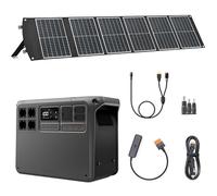 （Preparare autonomamente l'adattatore MPPT）DJI Power 2000 Stazione portatile 2048 Wh, con 1 solare pieghevole da 100 W, 1 DC5521 femmina a Anderson 30 A/XT60 femmina, 1 DC 3-in-1, 1 SDC (12/24V).