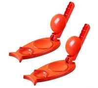 Preparare ravioli divertiti, goditi un'avventura culinaria con questo gadget da cucina da 2 pezzi (rosso)
