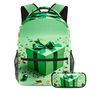 Preparatevi per il ritorno a scuola con il nostro set zaino e astuccio per ragazzi, ragazze e adolescenti, rosa gialla e nera, Multicolore#06, B:29.4x20x40cm P:19x7.5x3.8cm, Zaini Daypack
