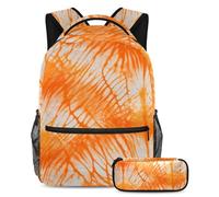 Preparatevi per il ritorno a scuola con il nostro set zaino e astuccio per ragazzi, ragazze e adolescenti, motivo a cuore verde, Multicolore#07, B:29.4x20x40cm P:19x7.5x3.8cm, Zaini Daypack