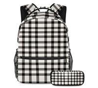 Preparati al successo con il nostro set di 2 zaini per bambini, perfetto per ragazzi e ragazze, dotato di uno zaino e un astuccio di grande capacità, rosa gialla e nera, Multicolore#07,