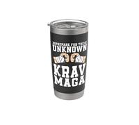 Preparati per il Krav Maga Warrior Arti Marziali Krav Maga Bicchiere termico in acciaio inox doppia parete