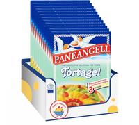 Preparato Gelatina per Torte Trasparente - Gelatina per Crostate e Frutta - 3 Buste da 14 g - Gelifica Rapidamente e Facile da Preparare - Variazioni 4/8/12 Pezzi (12 PEZZI)