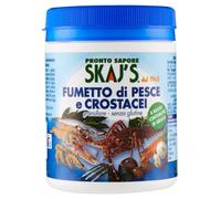 Preparato granulare per brodo e condimento gusto pesce e crostacei, senza glutine, con glutammato, senza conservanti, pochi grassi 150 g. 6 Pz