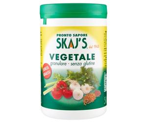 Preparato granulare per brodo e condimento gusto vegetale, senza glutine, con glutammato, senza grassi 1000 g. 3 Pz