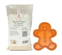 Preparato per biscotti di Pan di Zenzero natalizi con tagliabiscotto incluso - 500g