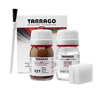 Preparatore e Tintore di Scarpe e Cuoio | Pelle Naturale e Sintetica | Con Pennello e Spugna Applicatore (121 Noce)