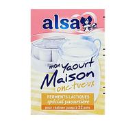 Preparazione Alsa per yogurt cremoso Il mio yogurt fatto in casa, 4 bustine da 8 g