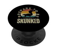 Prepare To Be Skunked Divertente Retro Vintage Cribbage PopSockets PopGrip Adesivo