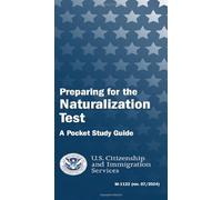 Preparing for the Naturalization Test: A Pocket Study Guide (M-1122 (rev. 07/2024))