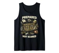 Prepper Sopravvissuto Prepared Not Scared Canotta