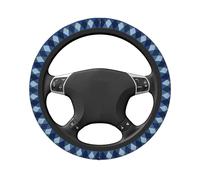 Preppy Blue Shades Argyle Pattern Car Stretch Volante Coprivolante Universale 15 Pollici, Antiscivolo, Traspirante Per SUV Trucks