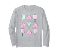 Preppy - Camicia da pickleball rosa per ragazze che amano giocare a Pickle Ball Maglia a Manica