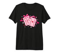 Preppy Six Seven Valentine 6 7 Dadi Meme Coquette Design Maglietta Premium