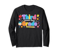 Preppy Third Grade Dream Team Back to School Teachers Kids Maglia a Manica