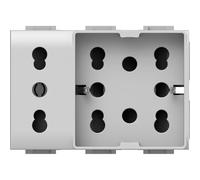 Presa 10/16 A 4BOX 2P+16 A per Plana Bianco