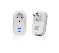 Presa 10A Schuko WI-FI con Spina Schuko controllabile con APP V-TAC SMART VT-500