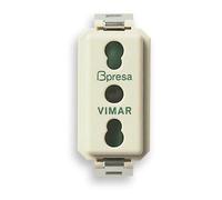 Presa 16A bipasso bianco - serie Vimar 8000