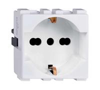 Presa 16A schuko unel bianco - serie Elmark Lecce