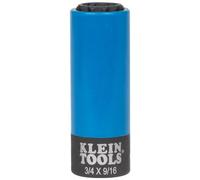 Presa 2-in-1 a percussione non marcata, prese profonde rivestite a 12 punti, dimensioni 3/4 e 9/16 pollici Klein Tools 66030