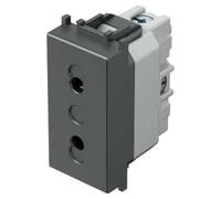 PRESA 2P+T 10A STANDARD ITALIANO ANTRACITE VM33-TEMVM33AT-U TEM