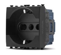 PRESA 2P+T 16A BIV.ST.ITALIANO/TEDESCO SCHUKO SUN COMPATIBILE VIMAR ARKE' NEFA SUN-N-MAPSUN-F914NE MAPAM