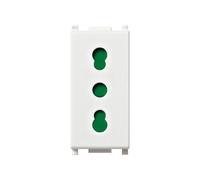 Presa 2p+t 16a p17/11 bianco vimar plana