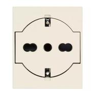 Presa 2P+T P40 Vimar Linea universale a filo canapa - 30211.C