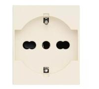 Presa Schuko Standard Vimar Linea 16A 2P+T P40 Canapa 30210.C
