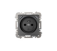 Presa 2P+Z 2xUSB alimentatore senza cornice SANTRA 4188-19
