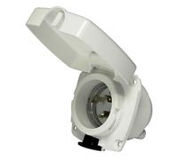 Presa 30 A New Edge bianco - 1 PZ Osculati - 14.331.10 - 1433110
