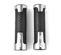 Presa 7/8 "22/24 MILLIMETRI CNC Moto Manubrio Grip Manubrio Per SUZUKI GSR 600 750 400 GSR750 GSR600 2011-2021 GSR400 2008-2021 copertura del manubrio(Silver)