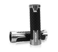 Presa 7/8 "22mm Moto Anti-Slip Manubrio Manopole Manubrio Accessori PER CB650F 2014-2016 2015 CB 650F Cb650 F 2015 copertura del manubrio(Silver)