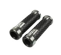 Presa 7/8 "Manubrio Moto Manopole Bar End Grip Per VFR1200 Vfr 1200 VFR1200F 2010 2011 2012 2013 2014 2015 2016 2017 copertura del manubrio(Grey)